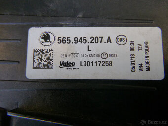 Škoda Kodiaq orig světlo lampa 566941015F 565945207A - 8