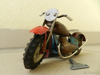 MOTORKA SE SAJTNOU - DRUKOV - 50 léta ČSSR - 8