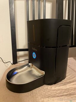 Automatické krmítko pro psy a kočky s časovačem, 3 l, černé - 8