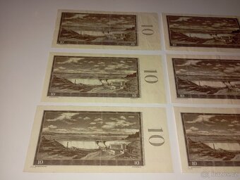 BANKOVKY 10 KČS 1960, RŮZNÉ SÉRIE, PĚKNÉ STAVY - 8
