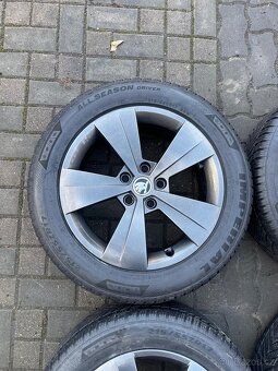 ORIGINÁL Alu Škoda TRITON R17, 5x112 - TOP STAV - 8