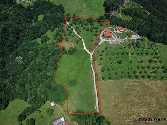 Prodej stavebního pozemku o výměře 2226 m2 , obec Vyškovec - 8