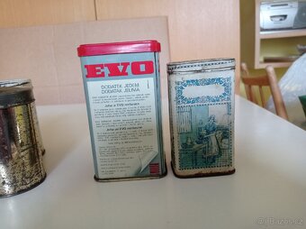 Plechové krabičky a dózy, některé retro. - 8