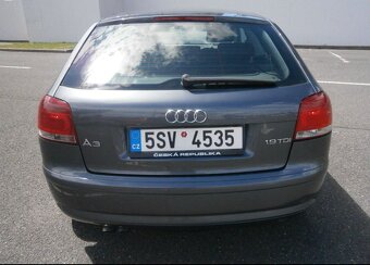 Audi A3 1.9 TDI, 77 kW, r.v. 2006, nová STK, plně funkční - 8
