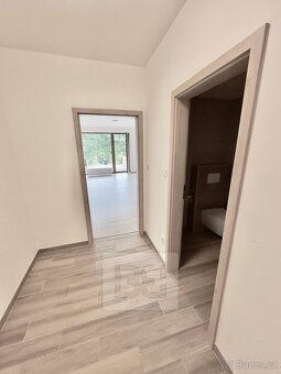 Pronájem bytu 1+kk, 35 m2, terasa 10 m2, zahrada 130 m2, GS - 8