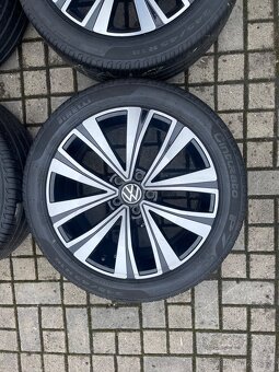 ORIGINÁL Alu Volkswagen MUSCAT R18, 5x112 - TOP STAV, LETNÍ - 8
