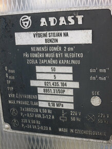 Stojan Retro na Benzin zn. ADAST - 8