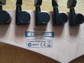 Kytara Ibanez RG350M – Desert Yellow – s tvrdým pouzdrem - 8