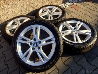 ZÁNOVNÍ ZIMNÍ originál ALU 17" 5x112 Dunlop 205/50R17 - 8