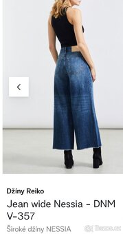Reiko dámské široké džíny vel. XS/S - 8