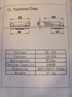 Stropní klimatizace 12 V / 24 V Puremind - 8