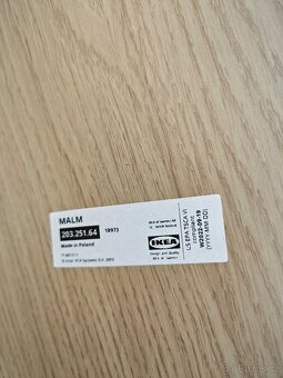 Rám postel + rošt + matrac 90x200cm (Ikea MALM) - 8