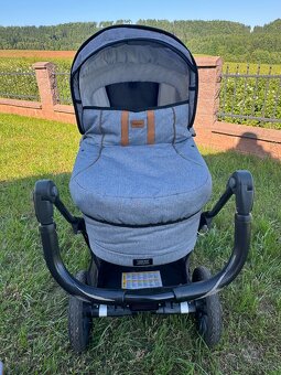 Emmaljunga kočárek set -šedo-hnědá - 8