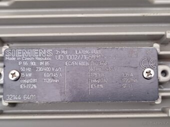 PRODÁM 2 KS  ELEKTROMOTOR SIEMENS - 8