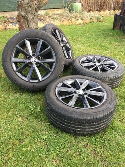 ALU kola Škoda Beam 5x100 R16, letní pneu - 8