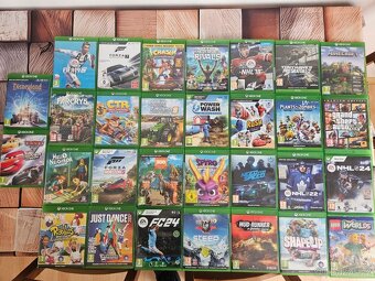 Xbox one X konzole, kinect, volant, hry - 8