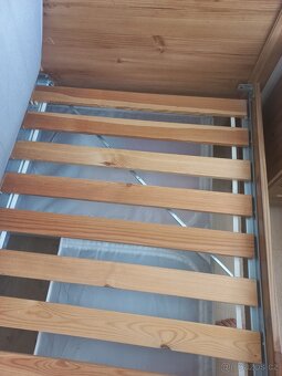 Postel 160 cm a noční stolky IKEA ASPELUND - 8