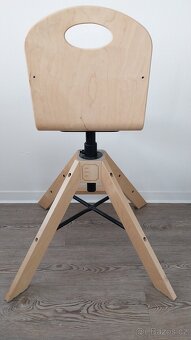 Dřevěná rostoucí židlička Ikea ÷ set pro miminko - 8