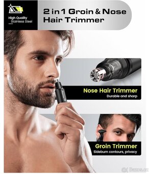 Holici strojek na zada a telo pro muze Nuback - 8