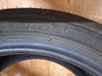Letní pneu 215/45/16 2xBridgestone, 2xDunlop - 8