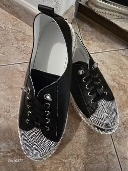 Černostříbrné botky vel. 38 - 8