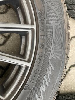 Sada alu kol z Seat 5x112, pneu zimní 235/55/18 - 8