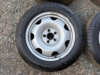 Alu orig sada VW T5 5x120 7J ET56 215/60 C R17 zátěžové pneu - 8