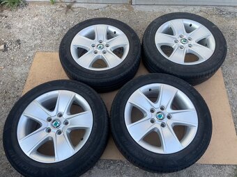 Alu kola 5x112.r16.Letní pneu 205/55/16.Skoda,Vw,Audi,Seat. - 8