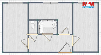 Pronájem bytu 2+1 v Rychnově nad Kněžnou, ul. Palackého - 8