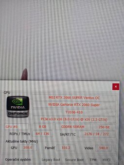 MSI RTX 2060 SUPER 8GB GDDR6 VENTUS - 8