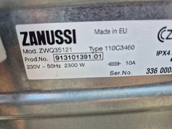 ZANUSSI A+ ZÁRUKA DOPRAVA INSTALACE PŘEDVEDENÍ - 8