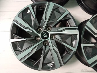 Originál ALU kola Hyundai Tucson R17 + čidla - 8