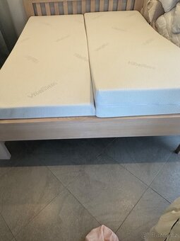 Nova postel160X200 včetně roštu s matrací - 8