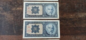 Bankovky a státovky 1919-1945, ČSR. Protektorát - 8