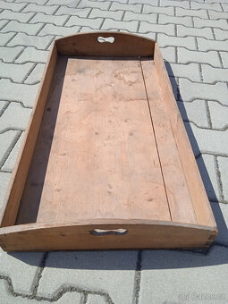 Prodám levně starožitnou dřevěnou truhlu - 8