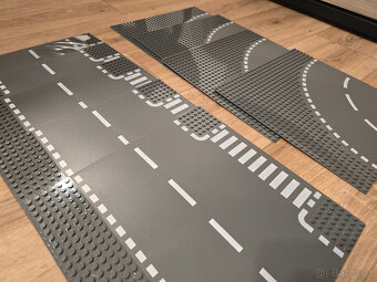 Eco City Lego cesty / křižovatky / silnice / zatáčky - 8