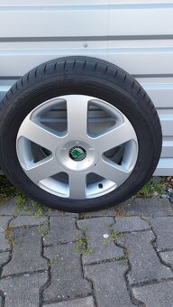 Alu kola 5x112 r16 originál Škoda Octavia II - 8