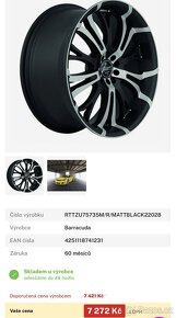 Alu kola Tzunamee barracuda-Seat,VW,Škoda 225/50/17 - 8
