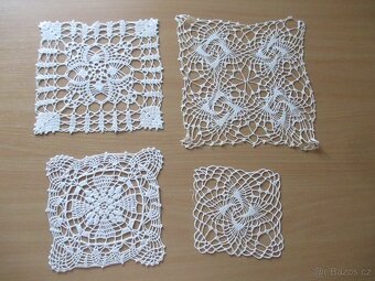 Háčkované krajkové dečky  ruční práce - 8