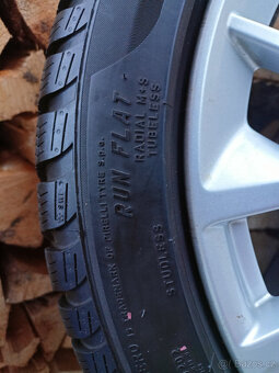 Originál alu kola Bmw 5x112 R17 styling 546,zimní 225/45/17 - 8