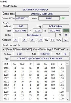 GIGABYTE H270N-WIFI, mini itx, soc. 1151 v1, Intel H270 - 8