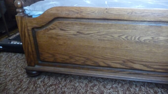 Manželská postel rustikal - 8