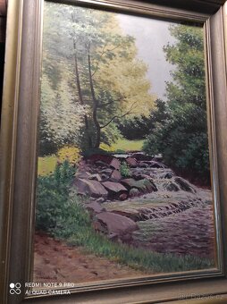 Obraz olej na kartonu - 8