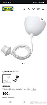 IKEA Myrhult stropní lampa - 8