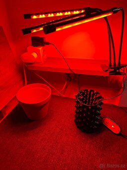 LED lampa na pěstování rostlin – 3 ramena, 27W (LEDmeGrow) - 8