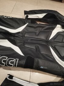 Vanucci Racing-Pánská kožená moto kombinéza, jednodílná - 8