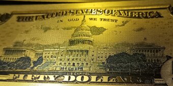 Kompletní sbírka pozlacených USA dolarů. RARE - 8