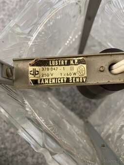 lampa retro lampička stolní lampa kamenický šenov - 8