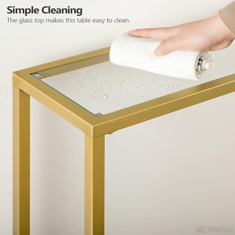 Nový konzolový zlatý stůl - 8