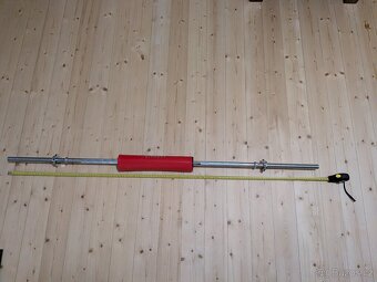 Závaží / kotouče na činku celkem 214 kg + 2x 160cm osy - 8